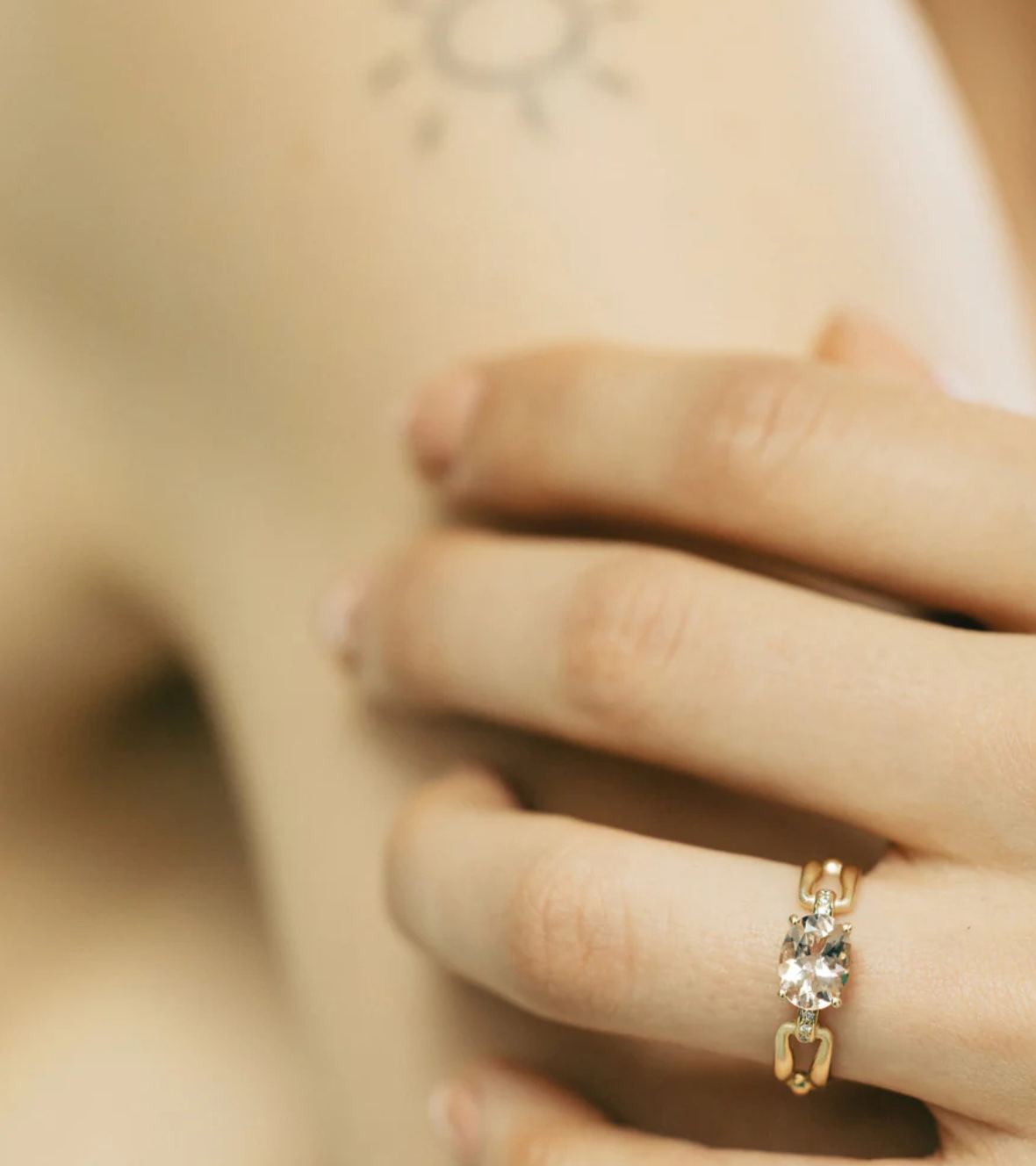 Immortelle Morganite Ring  by Yannis Sergakis
